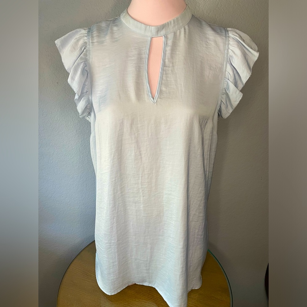 Mossimo Supply Co. Baby Blue Top Size M